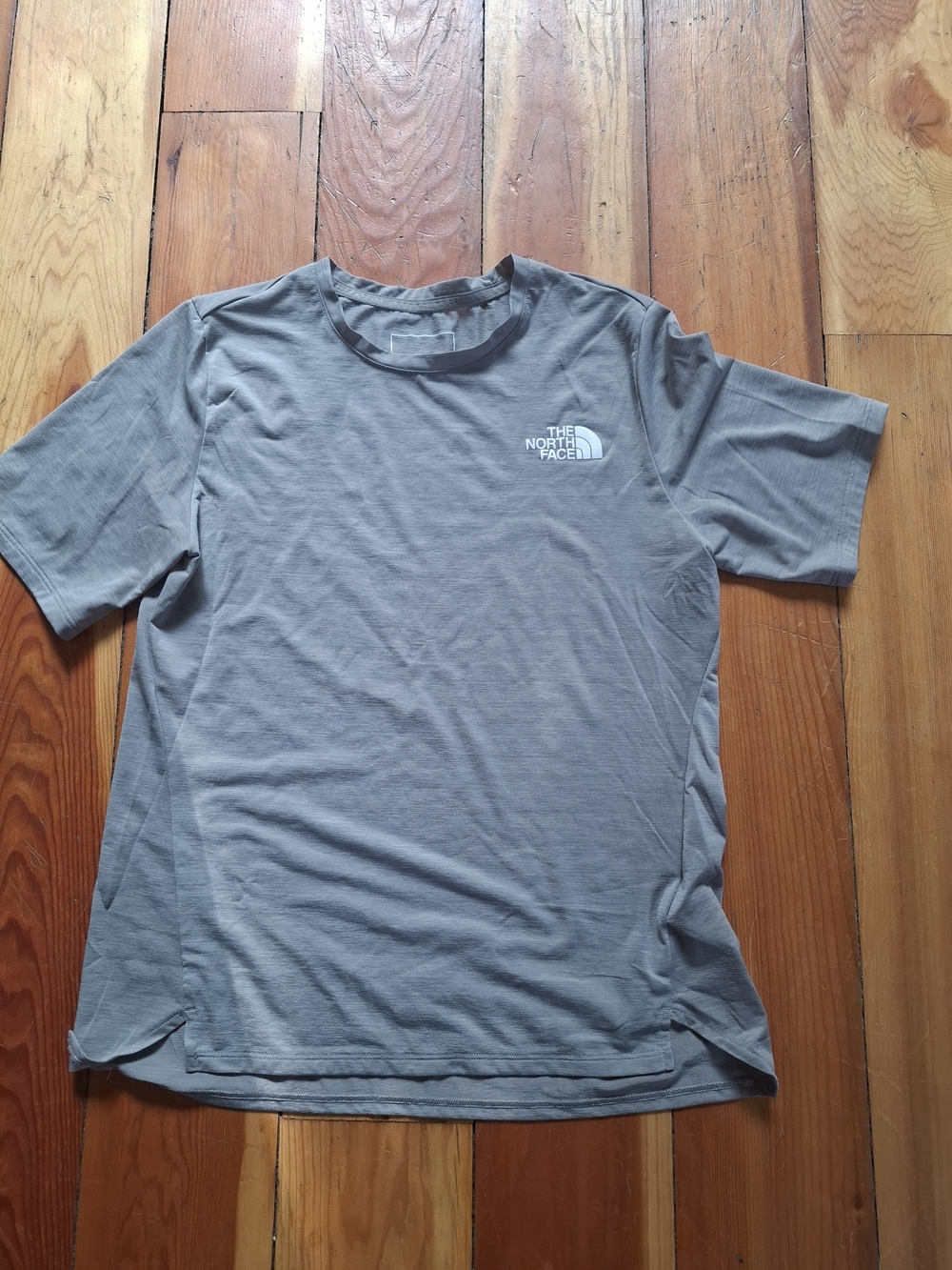 The North Face Men's Light Gray Short-Sleeve Crew Tee